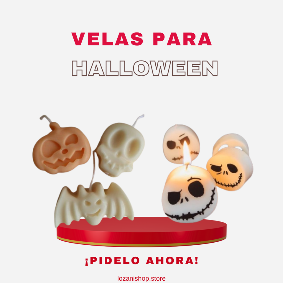 🎃🕯️ VELAS GIGANTES AROMÁTICAS DE COCO – DECORA, ILUMINA Y SIENTE LA MAGIA DE HALLOWEEN ✨🎃