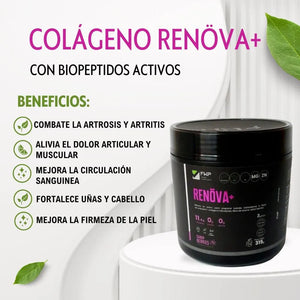 RENÖVA+ | Colágeno con Biopéptidos Activos