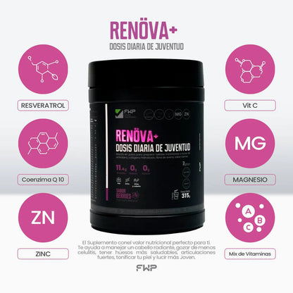 RENÖVA+ | Colágeno con Biopéptidos Activos
